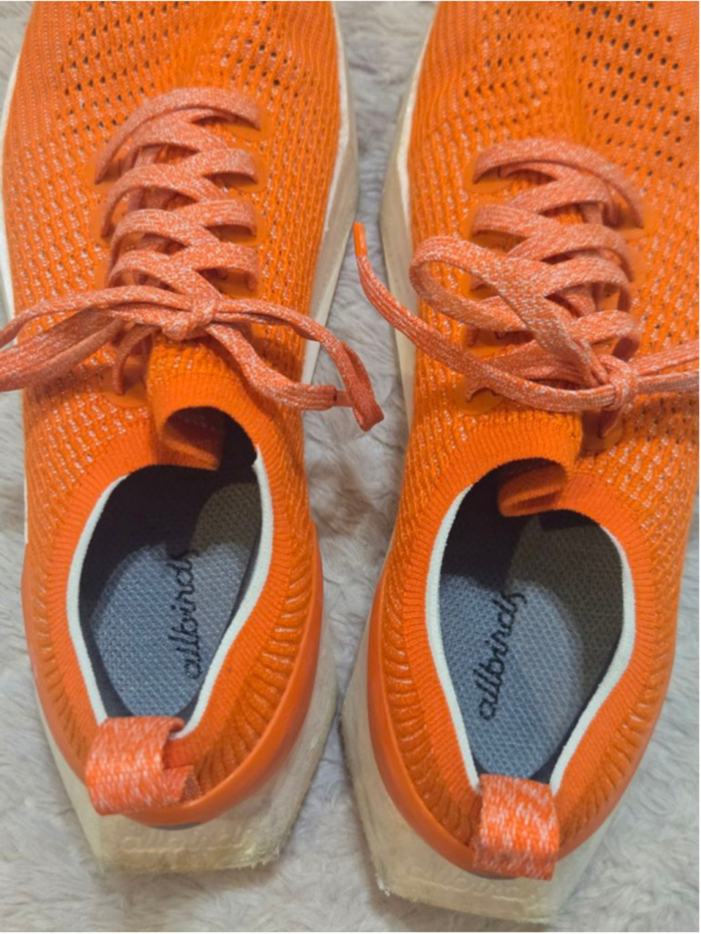 Allbirds Orange Tree Flyer Athletic Sneakers, Women's 8.5 - Picture 7 of 7